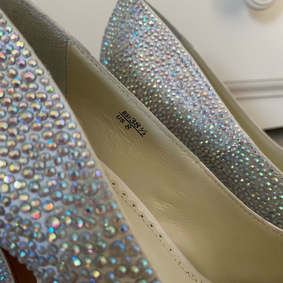 Benjamin Adams Crystal Platform Heels - New! - Picture 10 of 10